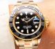Swiss Quality Copy Rolex YachtMaster 40mm Yellow Gold Black Bezel Watch in Citizen (2)_th.jpg